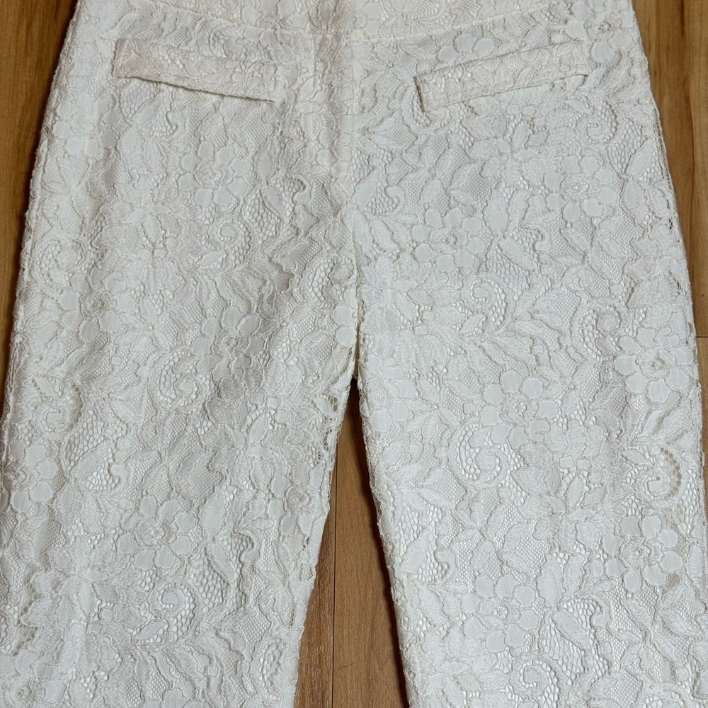 Alexis Ivory Lace Two-Piece Pant Suit – Size M - Picture 15 of 16